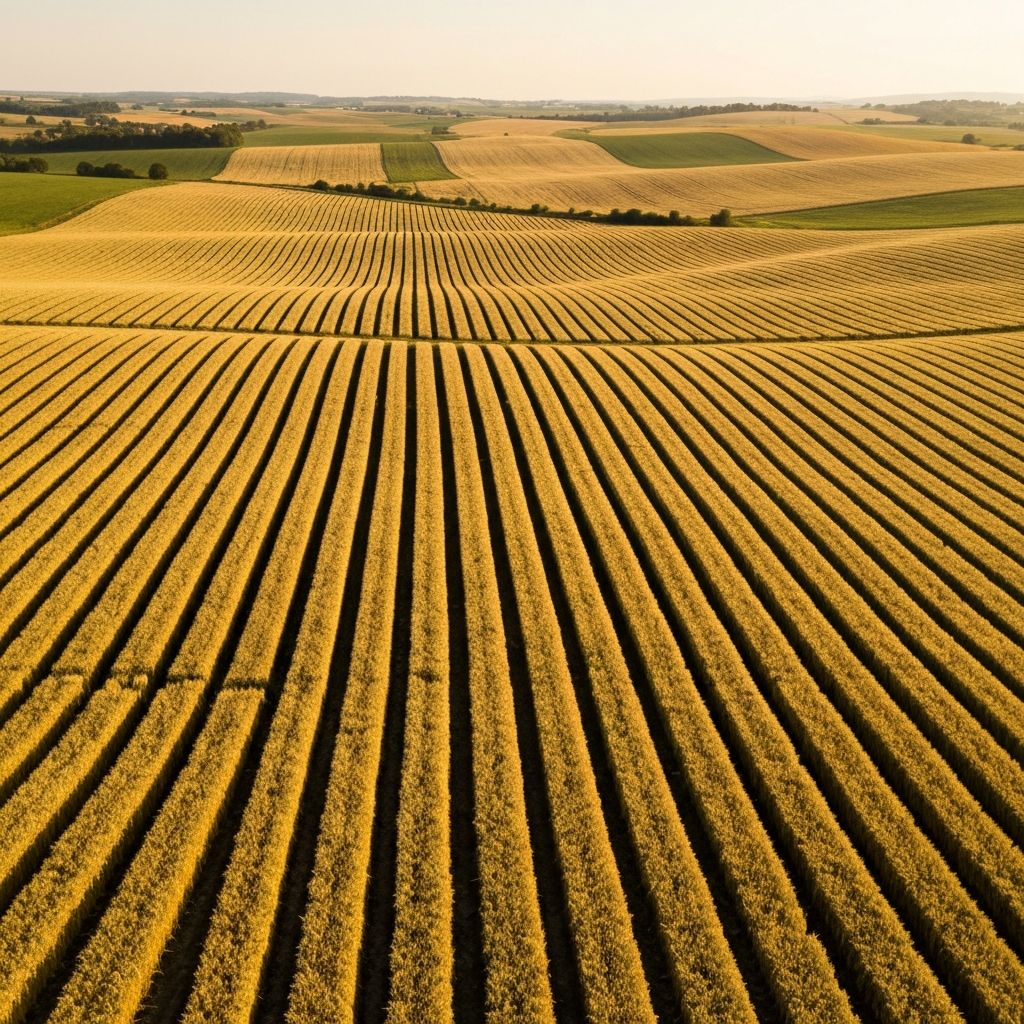 Agroindustria - campos de cultivo
